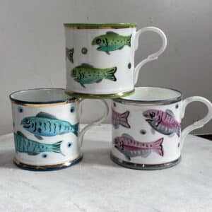 3 x fish mugs £22 each
